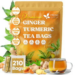 Premium Ginger Turmeric Tea Bags