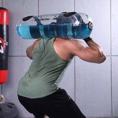 Transparent Water Dumbbell Cylindrical Weight Training Equipment