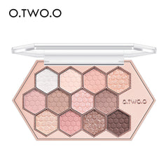 Honeycomb Hexagonal Star Diamond Eyeshadow Palette 12 Colors