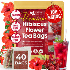 Hibiscus Dried Flowers Tea Bags