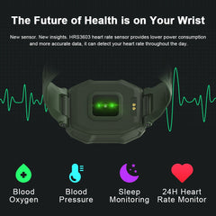 Rugged Smart Watch Outdoor Sports Fitness Tracker