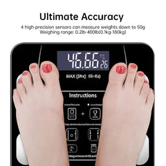 Bluetooth Smart Scale Full Body Analysis Fitness App