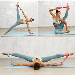 Yoga Stretch Strap 8 Shaped Pull Up Wrist Training