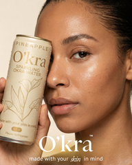 O’kra – Sparkling Okra Water (Pineapple) | Hydration & Skin Health