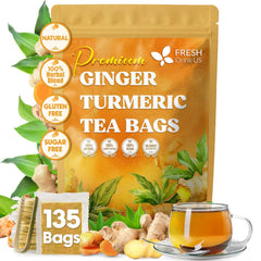 Premium Ginger Turmeric Tea Bags