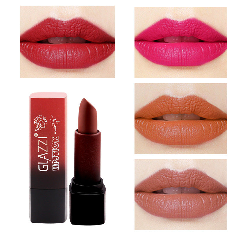 Portable Square Tube Matte Moisturizing Long Lasting Lipstick