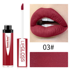 Romantic Beauty Waterproof Non Stick Matte Lip Glaze Gloss