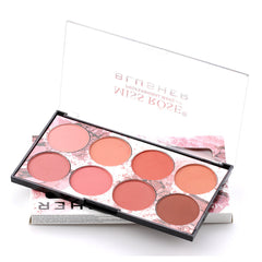Eight Color Matte Blush Palette Natural Makeup