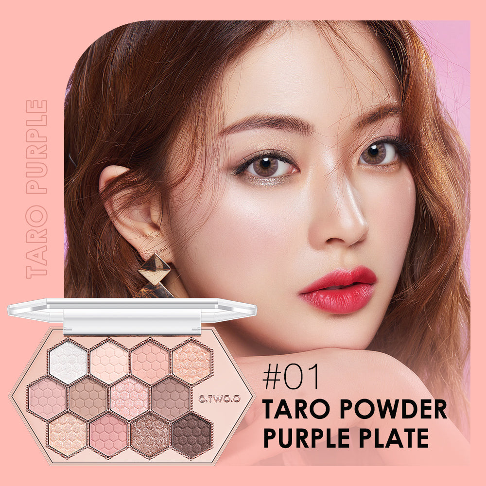 Honeycomb Hexagonal Star Diamond Eyeshadow Palette 12 Colors
