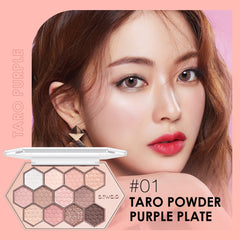 Honeycomb Hexagonal Star Diamond Eyeshadow Palette 12 Colors