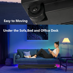 2.5HP Walking Pad Under Desk Treadmill 300LBS Capacity