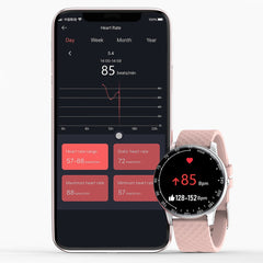 Smart Watch Fitness Tracker Heart Rate Blood Pressure Android iOS