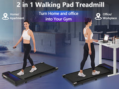2.5HP Walking Pad Under Desk Treadmill 300LBS Capacity