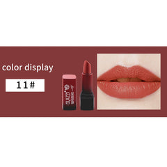 Portable Square Tube Matte Moisturizing Long Lasting Lipstick