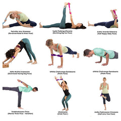 Yoga Stretch Strap 8 Shaped Pull Up Wrist Training