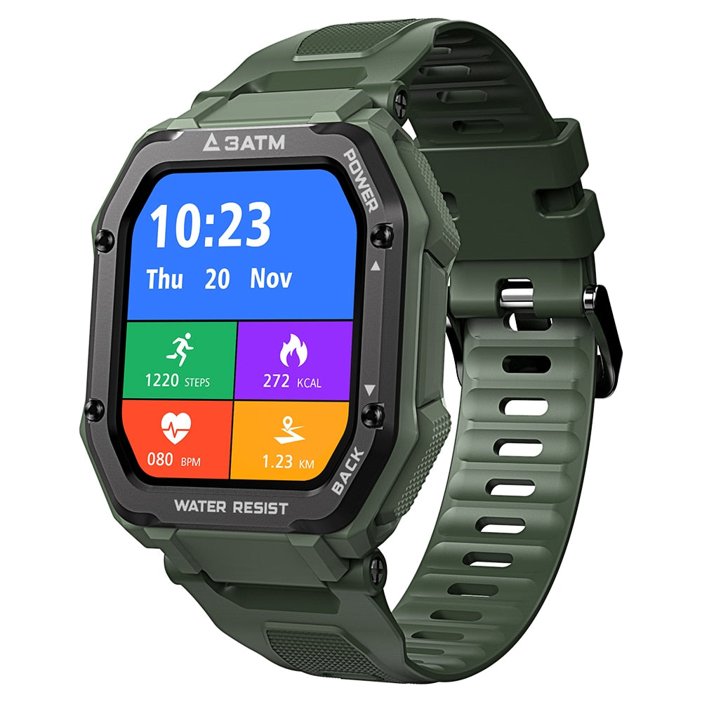 Rugged Smart Watch Outdoor Sports Fitness Tracker