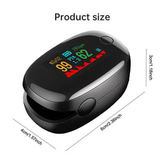 Reusable Lightweight Finger Pulse Oximeter Outdoor Sports Use