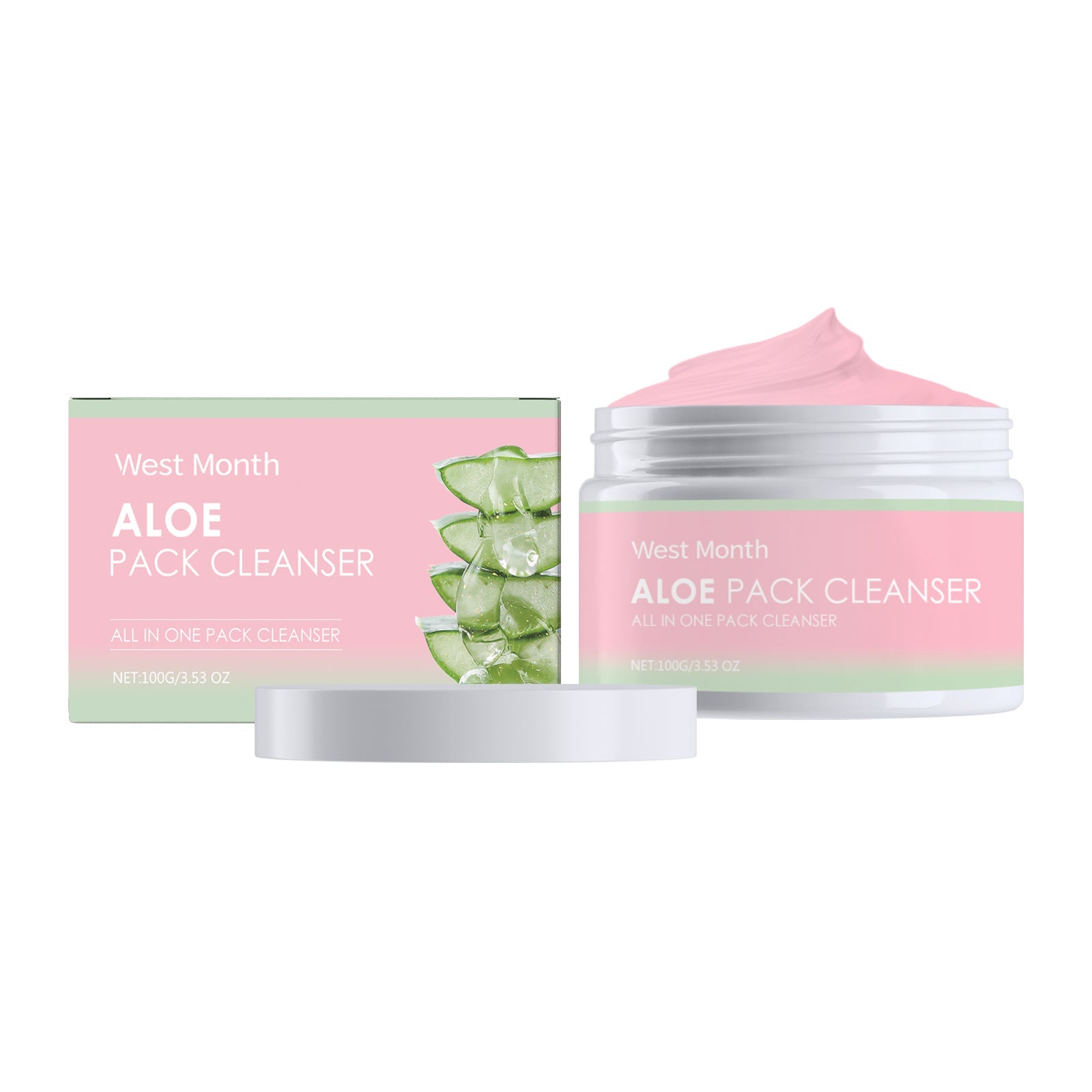 Aloe Soothing Facial Cleanser Pore Care Exfoliating