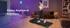 2.5HP Walking Pad Under Desk Treadmill 300LBS Capacity