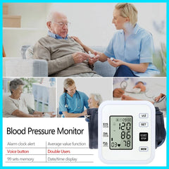 Arm Blood Pressure Monitor Heart Rate Pulse Meter