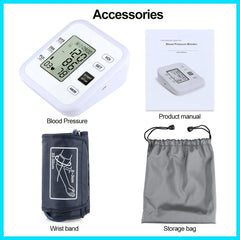 Arm Blood Pressure Monitor Heart Rate Pulse Meter
