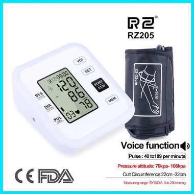 Arm Blood Pressure Monitor Heart Rate Pulse Meter