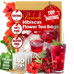 Hibiscus Dried Flowers Tea Bags