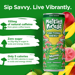 Mushroom Energy Drink 12 Pack - Mango Guava
