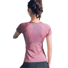 Women's Mesh Sports T Shirts Active Living