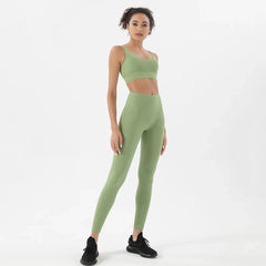Sportswear Yoga Sets Leggings Crop Tops Activewear