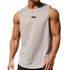 Men's Summer Running Vest Gym Tank Top Quick Dry