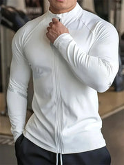 Men's Compression Sports Jacket Gym Running Quick Dry