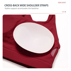 Women's Backless Sports Bra Quick Dry Push Up Yoga Top