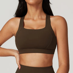 Women's Backless Sports Bra Quick Dry Push Up Yoga Top