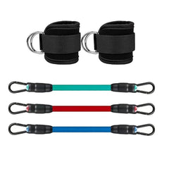 Ankle Straps Resistance Bands Fitness Workout Exercise Set