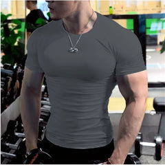 Men's Compression Gym Quick Dry Fitness Tee
