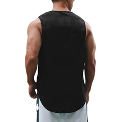 Men's Summer Running Vest Gym Tank Top Quick Dry