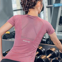 Women's Mesh Sports T Shirts Active Living