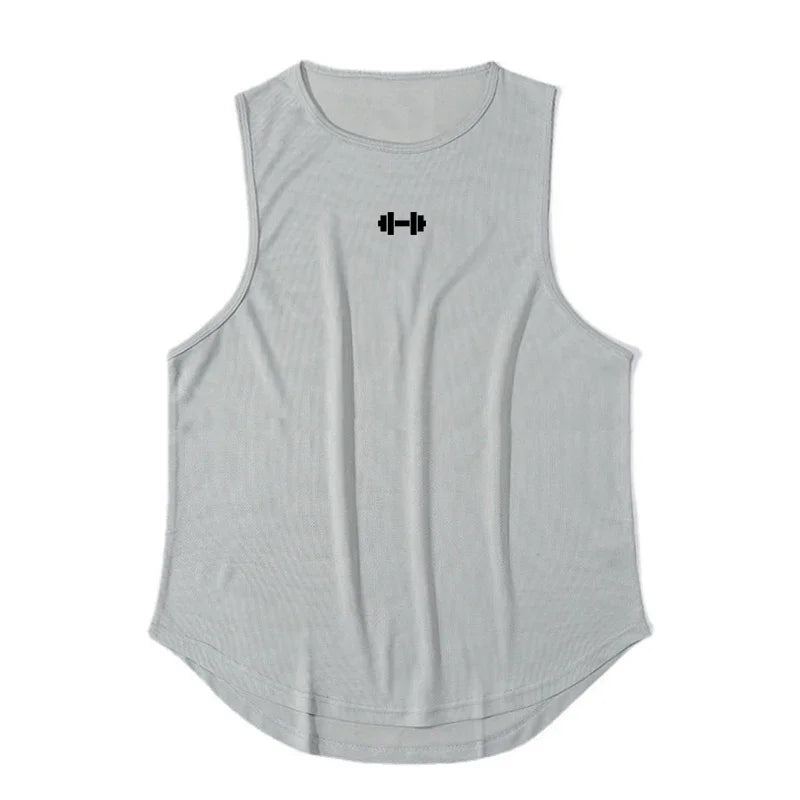 Men's Summer Running Vest Gym Tank Top Quick Dry