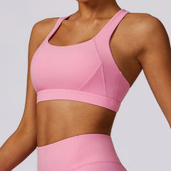 Women's Backless Sports Bra Quick Dry Push Up Yoga Top