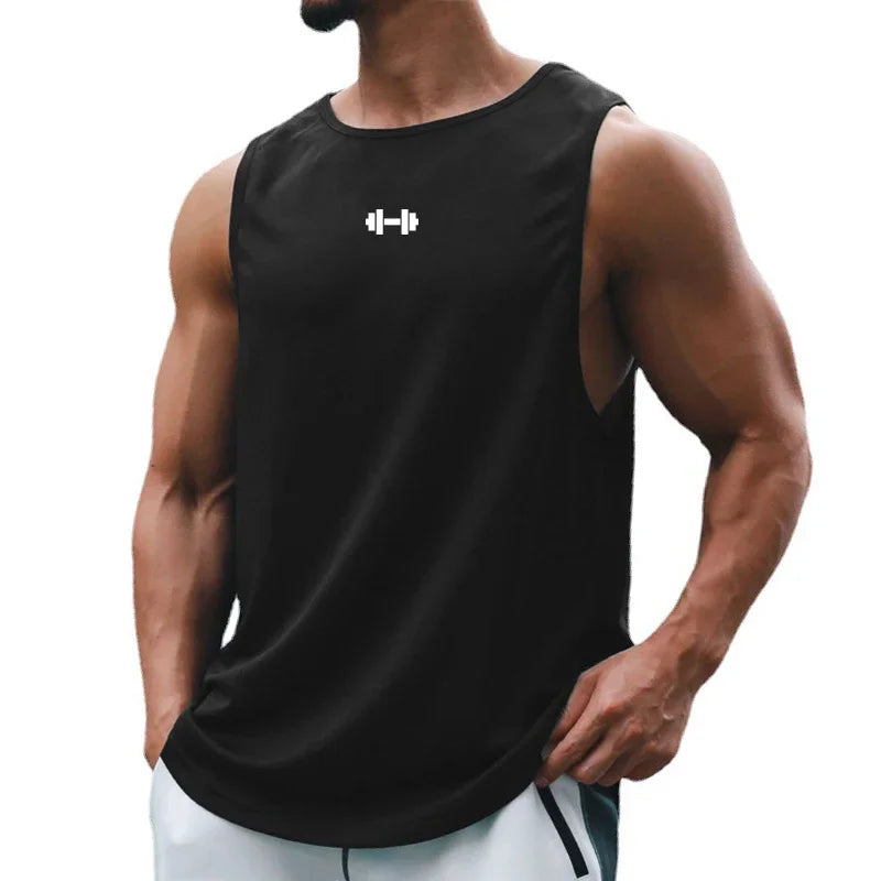 Men's Summer Running Vest Gym Tank Top Quick Dry