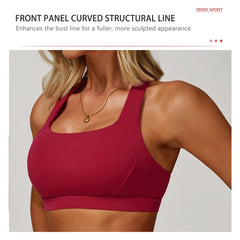 Women's Backless Sports Bra Quick Dry Push Up Yoga Top