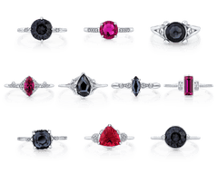 Black Dahlia - Satin Collection - Jewel Candle