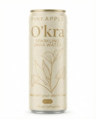 O’kra – Sparkling Okra Water (Pineapple) | Hydration & Skin Health