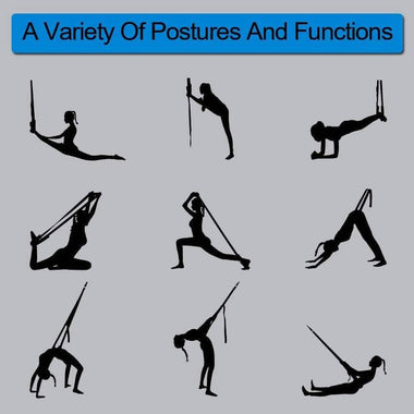 Yoga Fitness Stretching Strap Flexibility Exercise Training