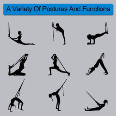 Yoga Fitness Stretching Strap Flexibility Exercise Training